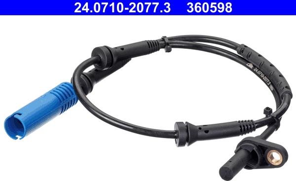 ATE 24.0710-2077.3 - Sensor, revoluciones de la rueda www.parts5.com