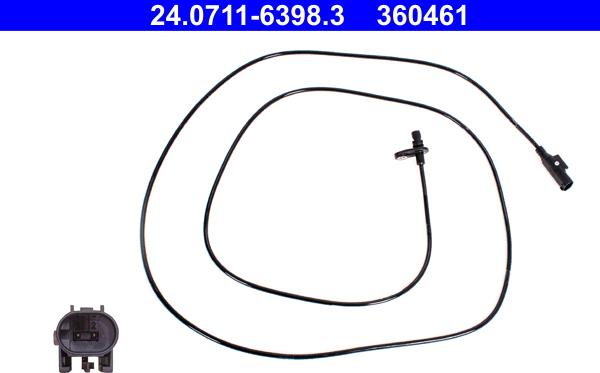 ATE 24.0711-6398.3 - Sensor, wheel speed www.parts5.com