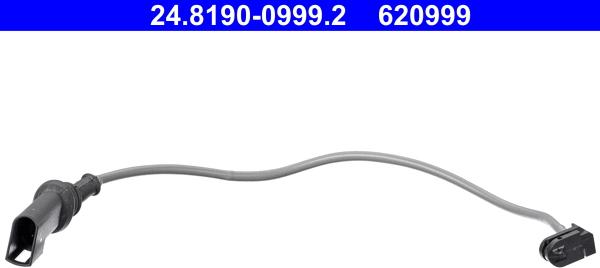 ATE 24.8190-0999.2 - Warning Contact, brake pad wear www.parts5.com