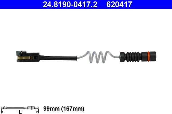 ATE 24.8190-0417.2 - Contacto de aviso, desgaste de los frenos www.parts5.com