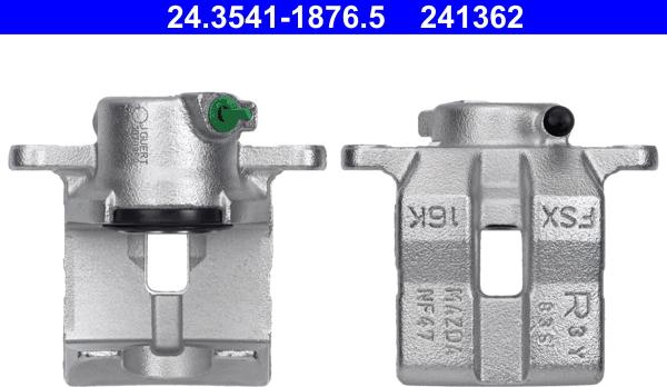 ATE 24.3541-1876.5 - Brake Caliper www.parts5.com