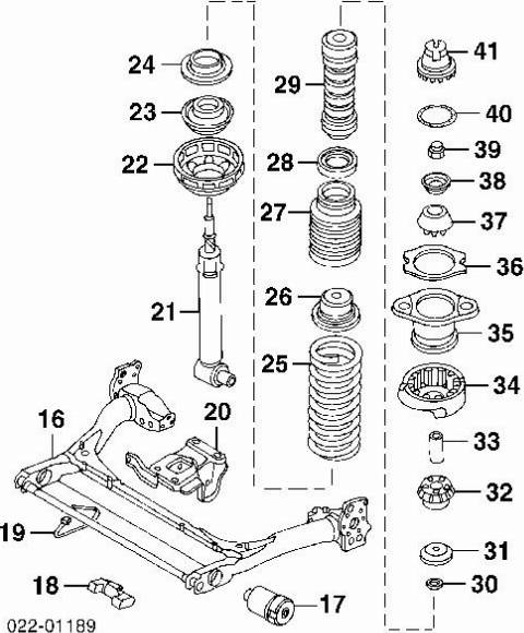 AUDI 8D9513031G - Amortizor www.parts5.com