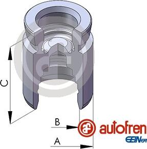 AUTOFREN SEINSA D02568 - Piston, brake caliper www.parts5.com