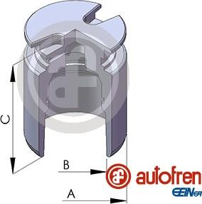 AUTOFREN SEINSA D025102 - Piston, brake caliper www.parts5.com