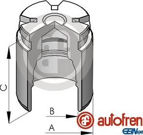 AUTOFREN SEINSA D025530 - Émbolo, pinza del freno www.parts5.com