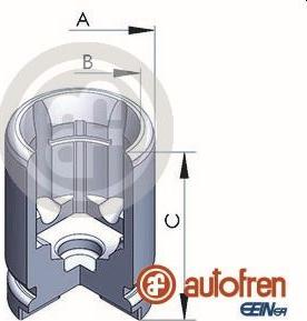 AUTOFREN SEINSA D02526 - Émbolo, pinza del freno www.parts5.com