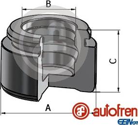 AUTOFREN SEINSA D025821 - Piston, brake caliper parts5.com