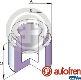 AUTOFREN SEINSA D025485 - Piston, brake caliper www.parts5.com