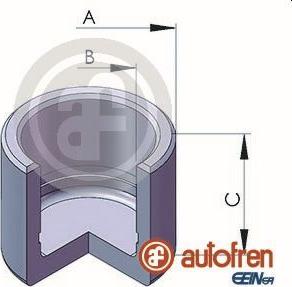 AUTOFREN SEINSA D02528 - Piston, brake caliper www.parts5.com