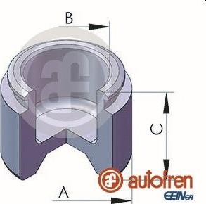 AUTOFREN SEINSA D02522 - Piston, fren kaliperi www.parts5.com