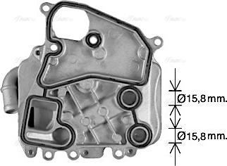 Ava Quality Cooling AI3405H - Oil Cooler, engine oil www.parts5.com