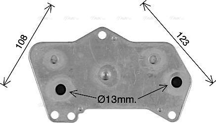 Ava Quality Cooling AI3435 - Hladnjak ulja, automatski mjenjač www.parts5.com