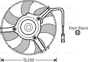 Ava Quality Cooling AI 7504 - Fan, radiator www.parts5.com