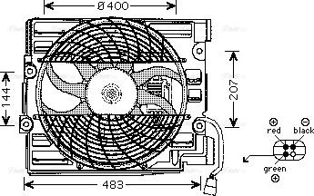 Ava Quality Cooling BW 7510 - Ventilador, refrigeración del motor www.parts5.com