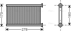 Ava Quality Cooling BWA6342 - Soojusvaheti,salongiküte www.parts5.com