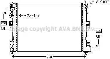 Nissens 61875 - Radiator, engine cooling www.parts5.com