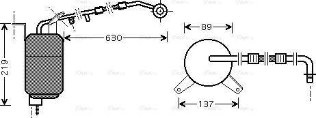 Ava Quality Cooling FD D111 - Dryer, air conditioning www.parts5.com