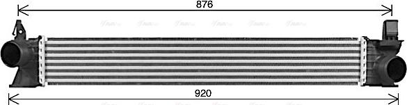 Ava Quality Cooling FT4482 - Intercooler, charger www.parts5.com