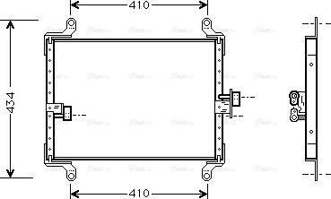 Ava Quality Cooling FT 5206 - Condensador, aire acondicionado www.parts5.com