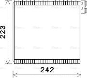 Ava Quality Cooling FTV421 - Evaporator, air conditioning www.parts5.com