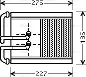 Ava Quality Cooling HY 6168 - Топлообменник, отопление на вътрешното пространство www.parts5.com