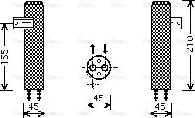 Ava Quality Cooling HY D157 - Изсушител, климатизация www.parts5.com