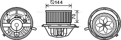 Ava Quality Cooling MS8607 - Vnútorný ventilátor www.parts5.com