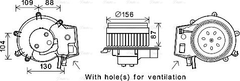 Ava Quality Cooling MS8625 - Вентилатор вътрешно пространство www.parts5.com