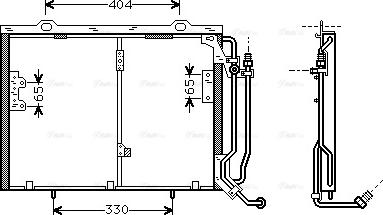 Ava Quality Cooling MSA5245 - Kondenzator, klima-uređaj www.parts5.com