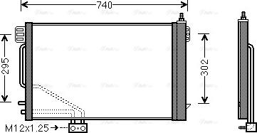 Ava Quality Cooling MSA5200D - Condensador, aire acondicionado www.parts5.com