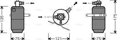 Ava Quality Cooling MS D293 - Dryer, air conditioning www.parts5.com