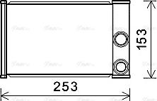 Ava Quality Cooling OLA6680 - Izmenjivač toplote, grejanje unutrašnjeg prostora www.parts5.com