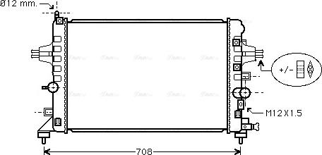 Ava Quality Cooling OLA2363 - Radiator, racire motor www.parts5.com