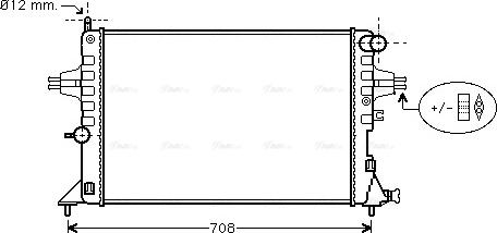 Ava Quality Cooling OLA2296 - Radiator, racire motor www.parts5.com