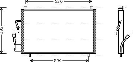 Ava Quality Cooling PE 5182 - Kondensaator,kliimaseade www.parts5.com