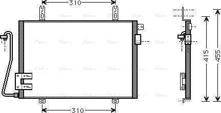 Ava Quality Cooling RT 5221 - Condensador, aire acondicionado www.parts5.com