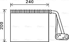 Ava Quality Cooling RTV566 - Evaporatör, klima sistemi www.parts5.com