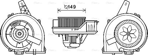 Ava Quality Cooling ST8044 - Pulseur d'air habitacle www.parts5.com