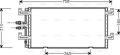 Ava Quality Cooling VN5145 - Kondenzátor, klíma www.parts5.com