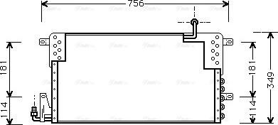 Ava Quality Cooling VN5161 - Condensador, aire acondicionado www.parts5.com