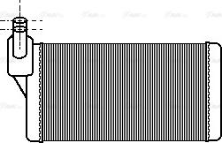 Ava Quality Cooling VN6097 - Heat Exchanger, interior heating www.parts5.com