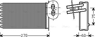 Ava Quality Cooling VN6296 - Výměník tepla, vnitřní vytápění www.parts5.com