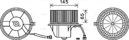 Ava Quality Cooling VN8351 - Vnitřní ventilátor www.parts5.com