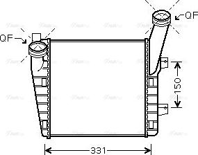 Ava Quality Cooling VNA4263 - Intercooler, charger www.parts5.com