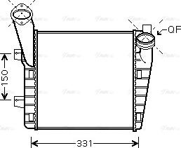 Ava Quality Cooling VNA4234 - Intercooler, charger www.parts5.com