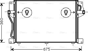 Ava Quality Cooling VO 5077 - Condenser, air conditioning parts5.com