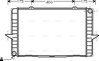 Ava Quality Cooling VO 2063 - Jäähdytin,moottorin jäähdytys www.parts5.com