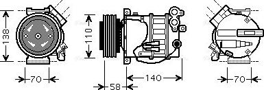 Ava Quality Cooling VOAK144 - Kompresor, klimatyzacja www.parts5.com