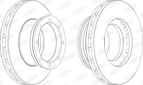 Beral BCR190A - Спирачен диск www.parts5.com