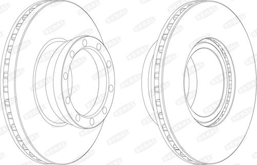 Beral BCR146A - Kočioni disk www.parts5.com